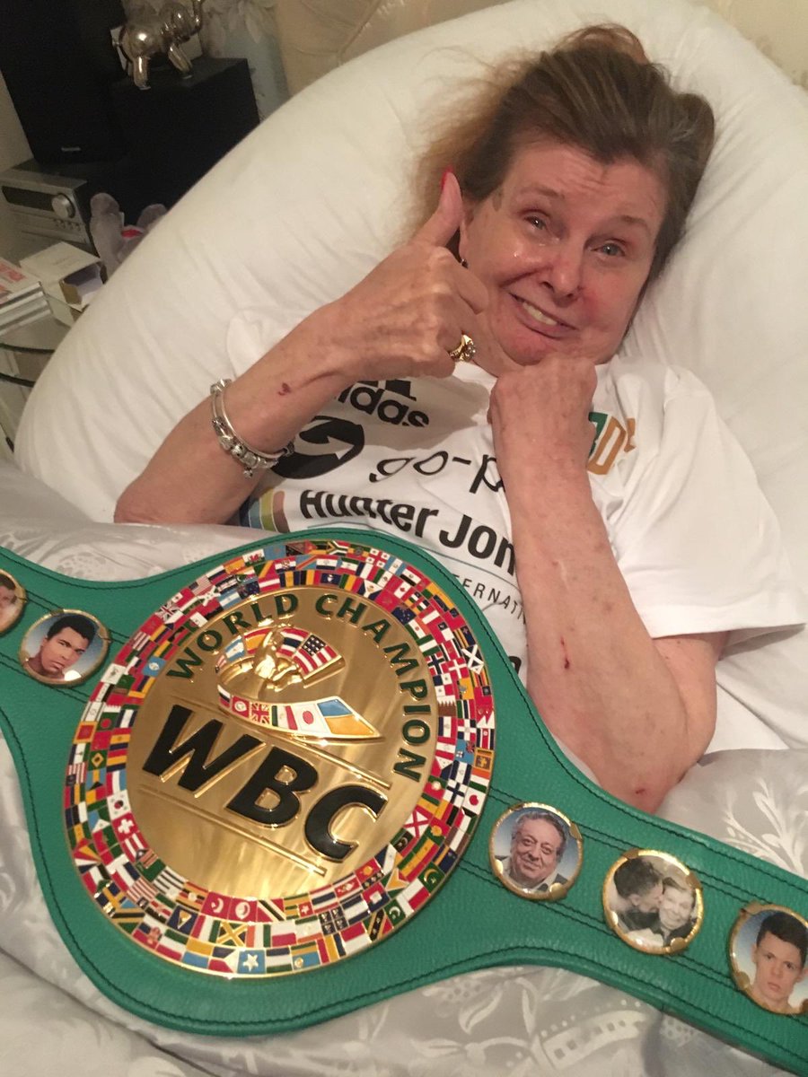 Mum’s finally home and tucked up in bed! 

Thanks so much to <a href="/wbcmoro/">Mauricio Sulaiman</a> you are a very special man you have made my mum a very happy and proud lady! 

I feel so honoured and blessed to have such Great support from the <a href="/WBCBoxing/">World Boxing Council</a> 

Thank you ❤️