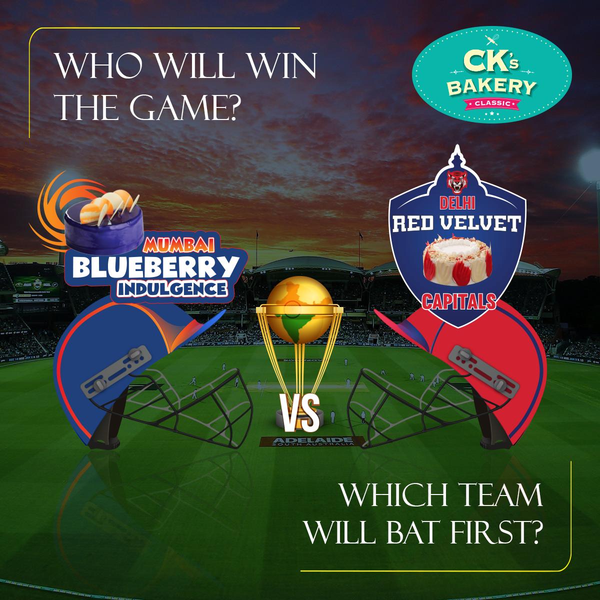 Cks_Bakery's tweet photo. Are you the prediction guru? 
Prove it! 
Predict with us and win exciting vouchers!
Answer both the below-mentioned questions in the comments sections!
1. Who will win the match? 
2. Which team will bat first? 
T&amp;C: https://t.co/sXIOE85RmX
#CKsIPL #IPL #MI #DC #Contest https://t.co/oQeudcaBM9