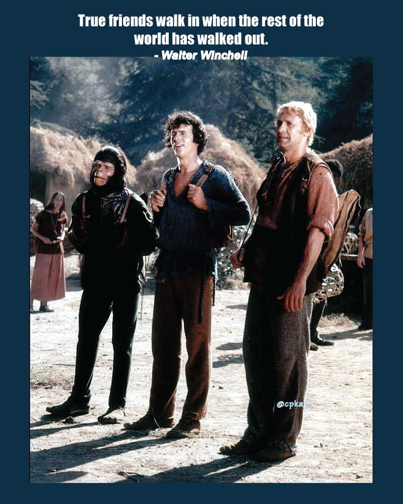 POTANexus's tweet photo. #PlanetoftheApes TV Series: 'The Trap'
#RoddyMcDowall #JamesNaughton #RonHarper
"True friends walk in when the rest of the world has walked out." - #WalterWinchell
#POTA #POTATV #ClassicTV #ClassicHollywood #ClassicFilms #ClassicMovies https://t.co/KjUTAmoG7K