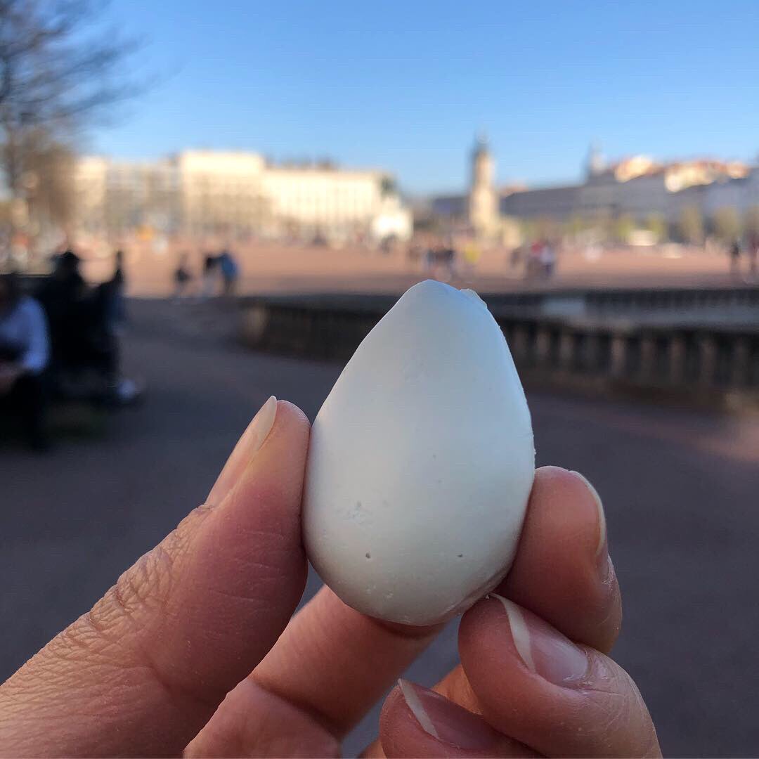 TDigested's tweet photo. Cracking a pigeon egg—or? 

#amandesdebellecour #palomas #bonbon #meringue #icing #praline #nougatine #localspeciality #lyonfood #gourmand #foodhunter #foodblogger #theworlddigested 
#プラリネ #プラリーヌ #アマンド #メレンゲ #ボンボン #リヨン #フランス菓子 #伝統料理 #郷土菓子 https://t.co/afUmcASagE