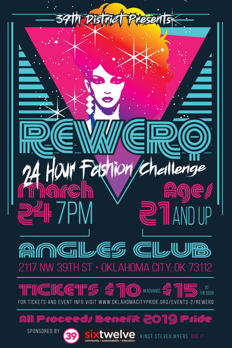 Sunday night! 5 teams will show what they created with 39 minutes and $39 in Goodwill! One will be the REWERQ champion! #rewerq19 #prideon39th #okcpride #prideokc