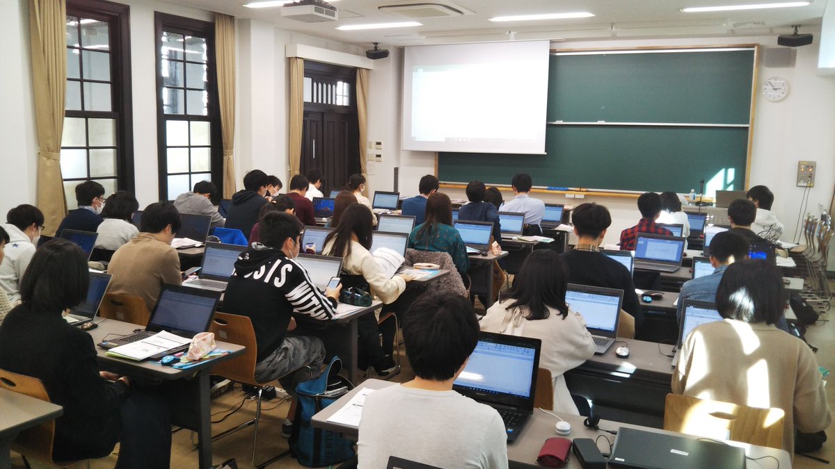 パソコン基礎講座急遽用意しました日曜日講座終わりました！

#春から学習院