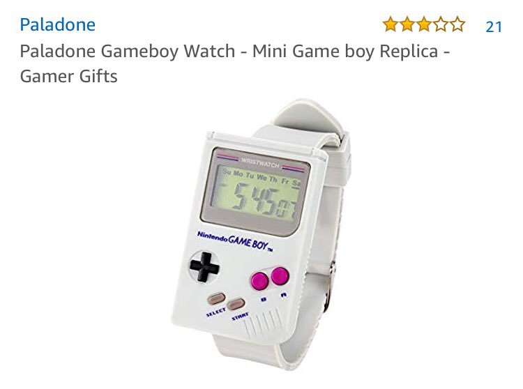 ARandomDrop's tweet image. cop the Gameboy Watch from amazon: amazon.com/gp/product/B07…