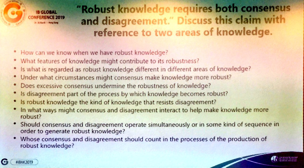 MrRooBKK's tweet photo. Example #KnowledgeQuestions that “drop out of” and help the students unpack a recent essay title. #TOK https://t.co/uXw4ennBFj