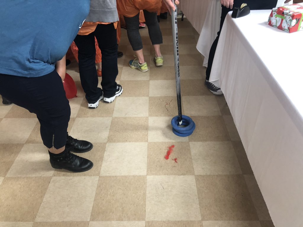 nephie11's tweet photo. Great evening celebrating #Sportforlife at MastersMingle2019. Building community, sportsmanship and team play at any age! Minute to win it challenges to earn points for the coveted trophy  @bcringette https://t.co/Jw26IiBkTt