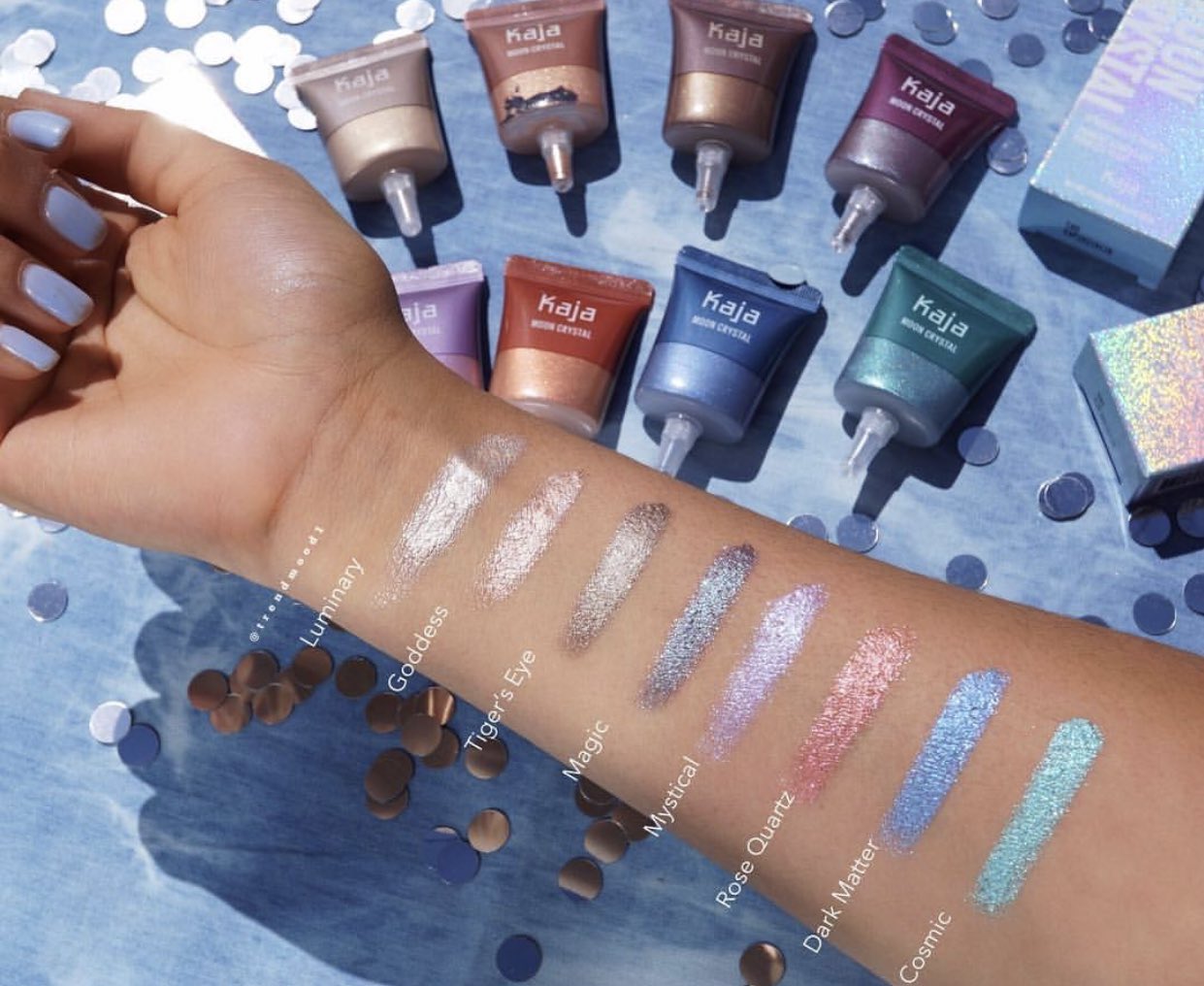 تويتر Trendmood على تويتر Revealed Just In Time For The Festival Season Say Hello To These New Mooncrystals By Kajabeauty Sparkling Eye Pigments In 8 Shades 16