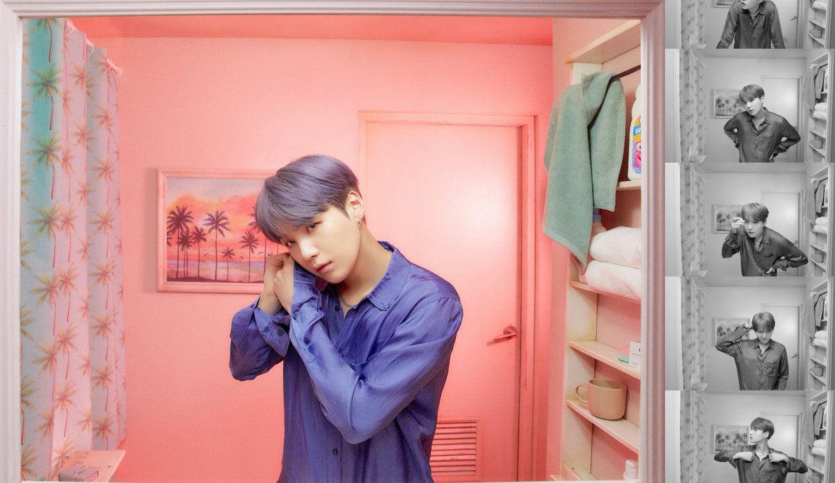 bluenostaelgia's tweet photo. love how the daegu boys are matching their hair with their shirts, immense satisfaction https://t.co/4wIdTLbhWC