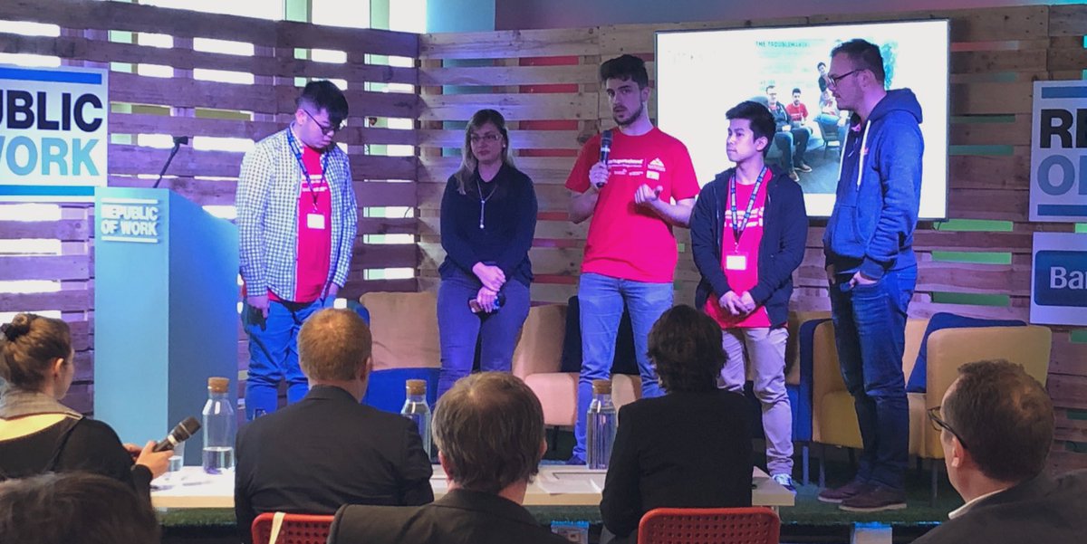 SWCork's tweet image. FINAL DAY: Style Stars doing Q&amp;amp;A after their pitch for the Uber of Barbers and stylists 🙌🏻#SWCork
