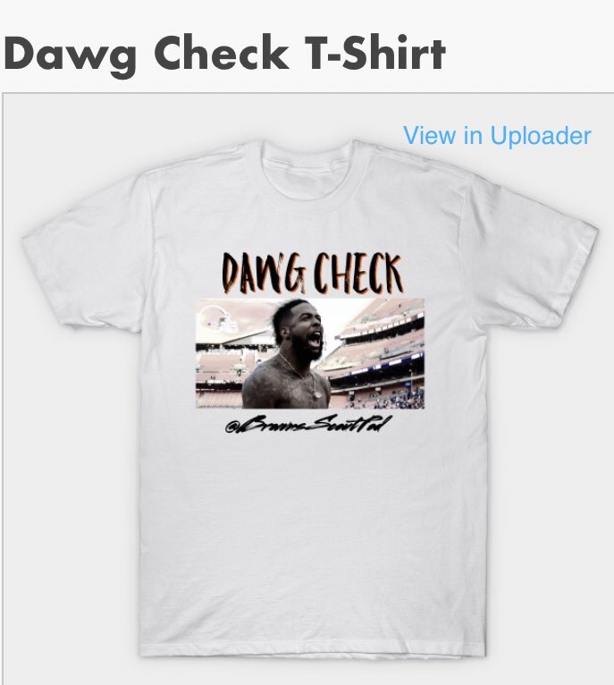 WardonSports's tweet photo. All new @BrownsScoutPod T-Shirt Designs - #DAWGCHECK & #OBJ13 @obj @BrownsScoutPod🎙
https://t.co/oxPlcttVaZ https://t.co/xPXd2P3eH9
