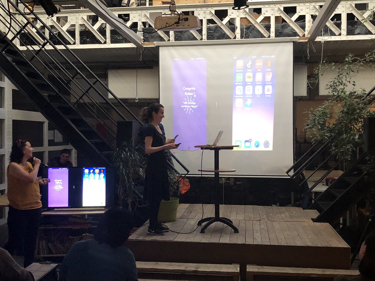 BeMyAppFR's tweet image. Last &amp;amp; 14th demo by #Piluymi! What a way to finish! Jury is so impressed! #HackContraception