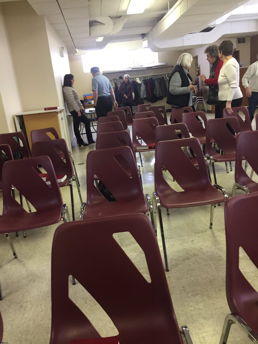 When the heat goes out in the church, church is moved into the basement and Amazing Grace is sang a cappella