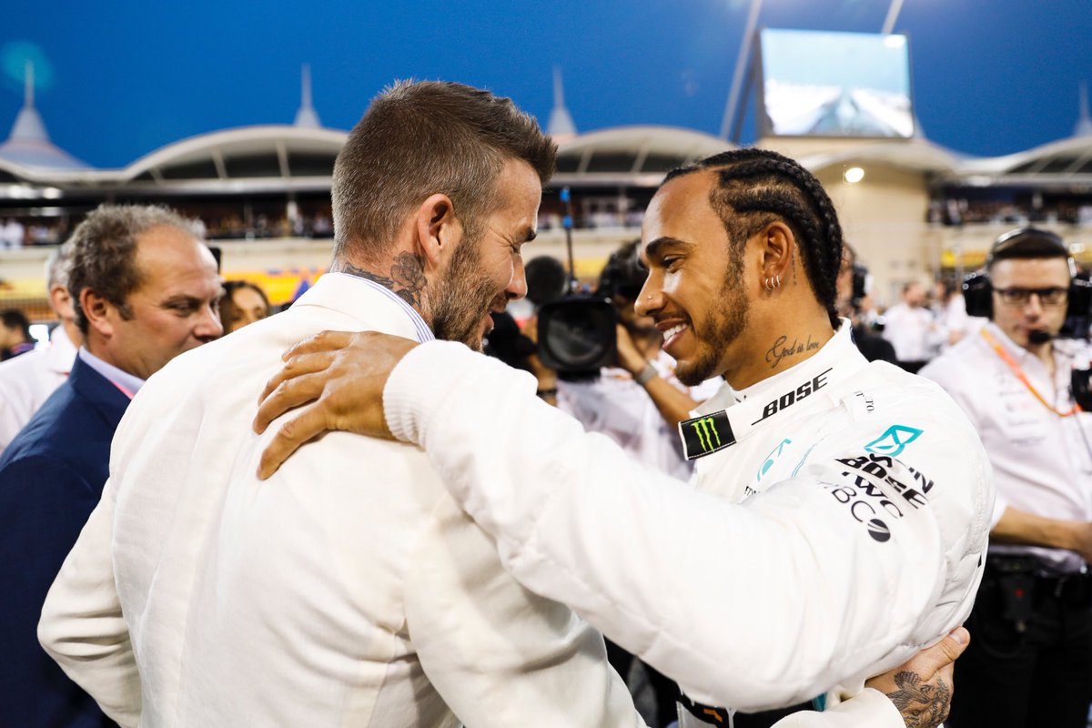 BAH_Int_Circuit's tweet image. All smiles before the race #F1 #BahrainGP 🇧🇭