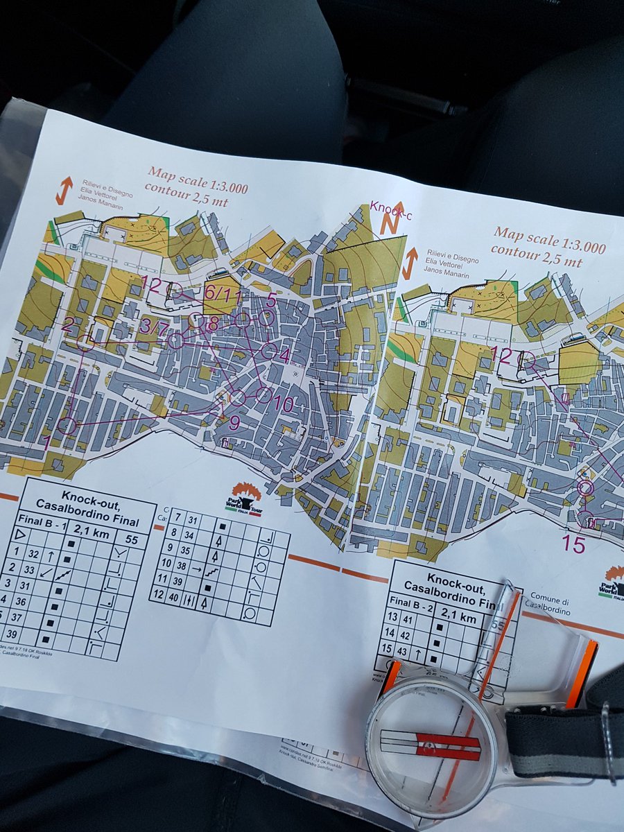 Day 2 in Italy and already been running a tricky sprint in Fara San Martino, knock-out qualification in Vasto and finals in Casalbordino✔🇮🇹 next up Vico del Gargano, really excited to run more fun trainings and seeing new places!!😍 #suunnistus #teamfinland #str8compass