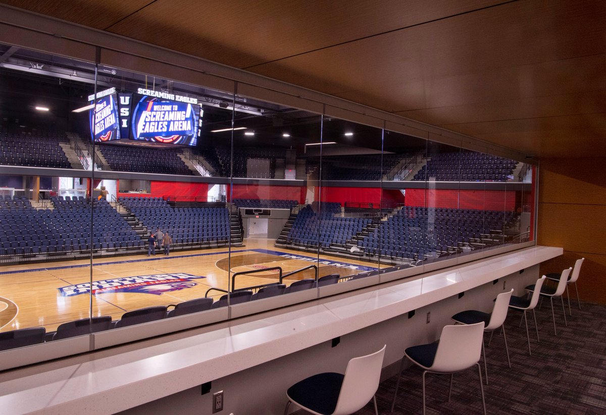 Exclusive: Get a first look at USI's new Screaming Eagles Arena. courierpress.com/story/news/201…