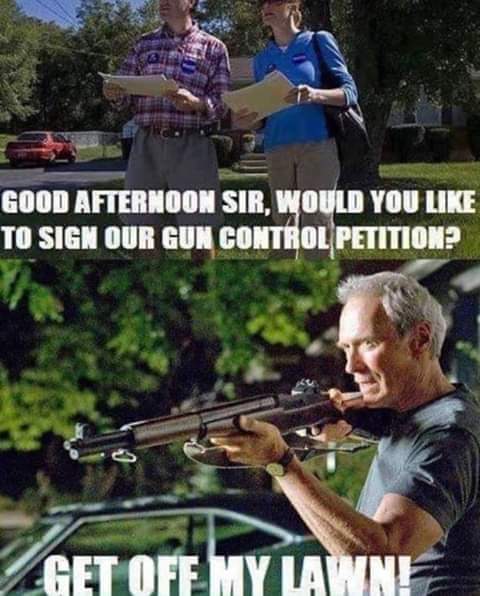 #2ndAmendment #GunControlNow #americanrights #FREEDOM #getoffmylawn