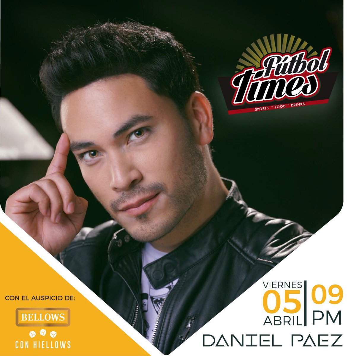 futbol_times's tweet photo. Viernes 5 de abril del 2019 - 21h00
Daniel Páez en Fútbol Times!!
Preventa: $10,00
Entradas a la venta en #CactusBrunch #FútbolTimes y #SohoInc en la #MalteríaPlaza!!
#Latacunga #EstoEsFútbolTimes #Ecuador #DanielPáez #YoEstoyEnFútbolTimes #Cotopaxi #Restaurante #Quilotoa #Bar https://t.co/jTCMSMKdQ0