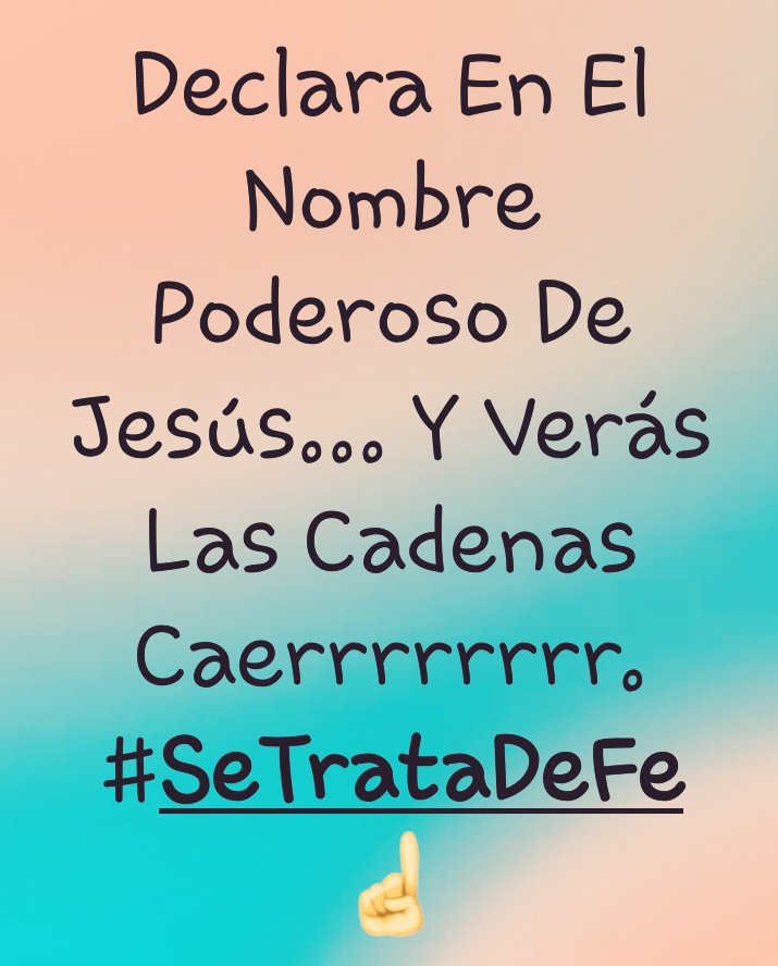 RenacerasDe's tweet photo. Recibe La Palabra De Bendición...
#SeTrataDeFe ☝ 
#RenacerasPalabraDeFuego 👑 https://t.co/7pwybzSBet