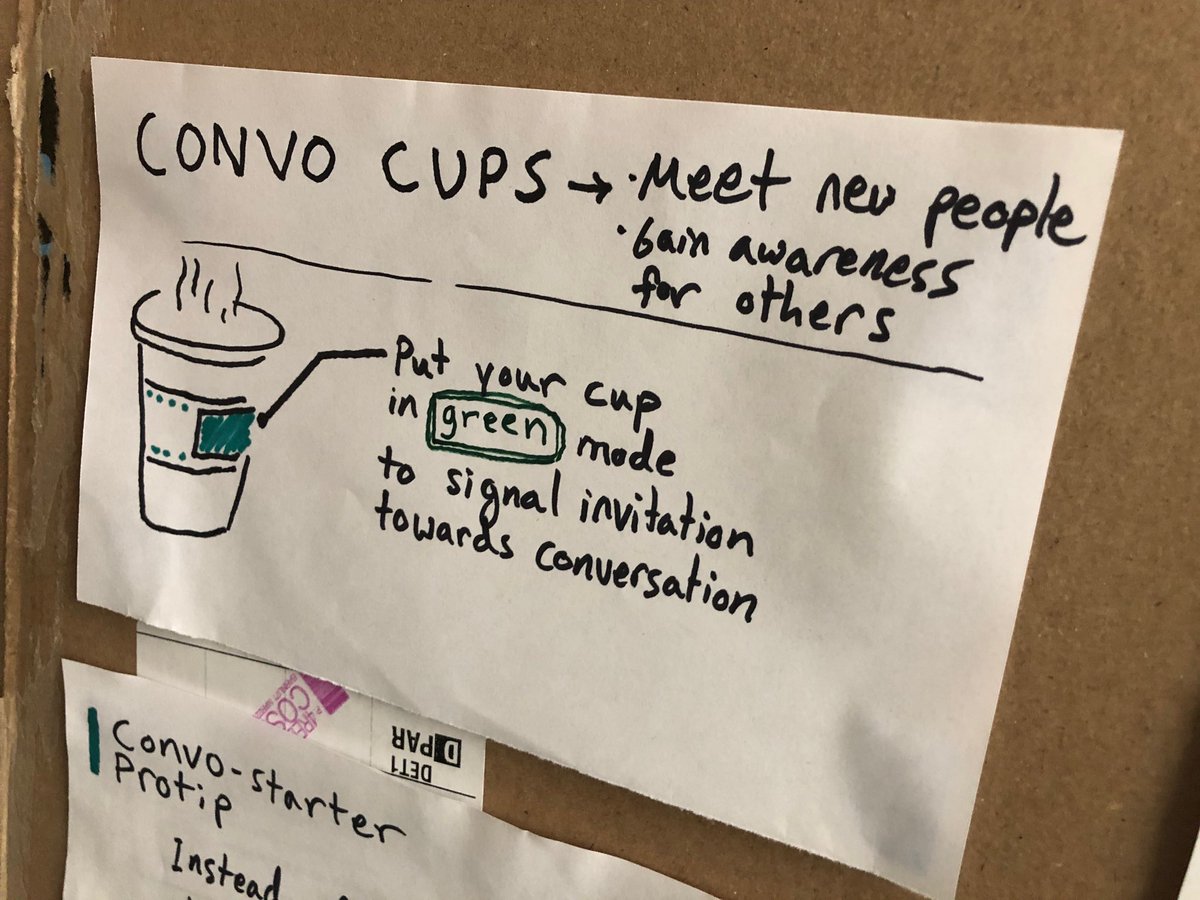 JoeJan6's tweet photo. “Convo Cup” prototyping #NYCServiceJam #GSJam https://t.co/3VtU3zNURw