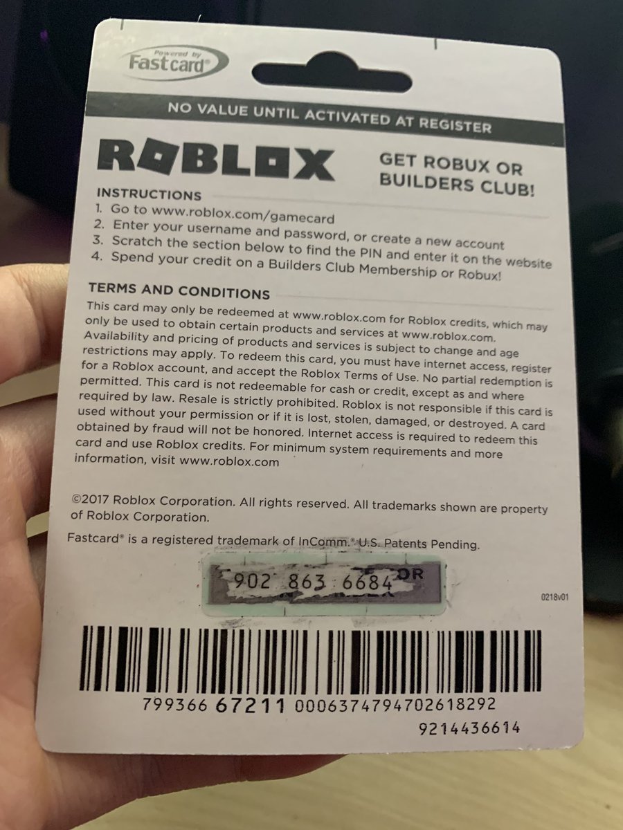 Wwwrobloxcomgamecard Pin Redeem