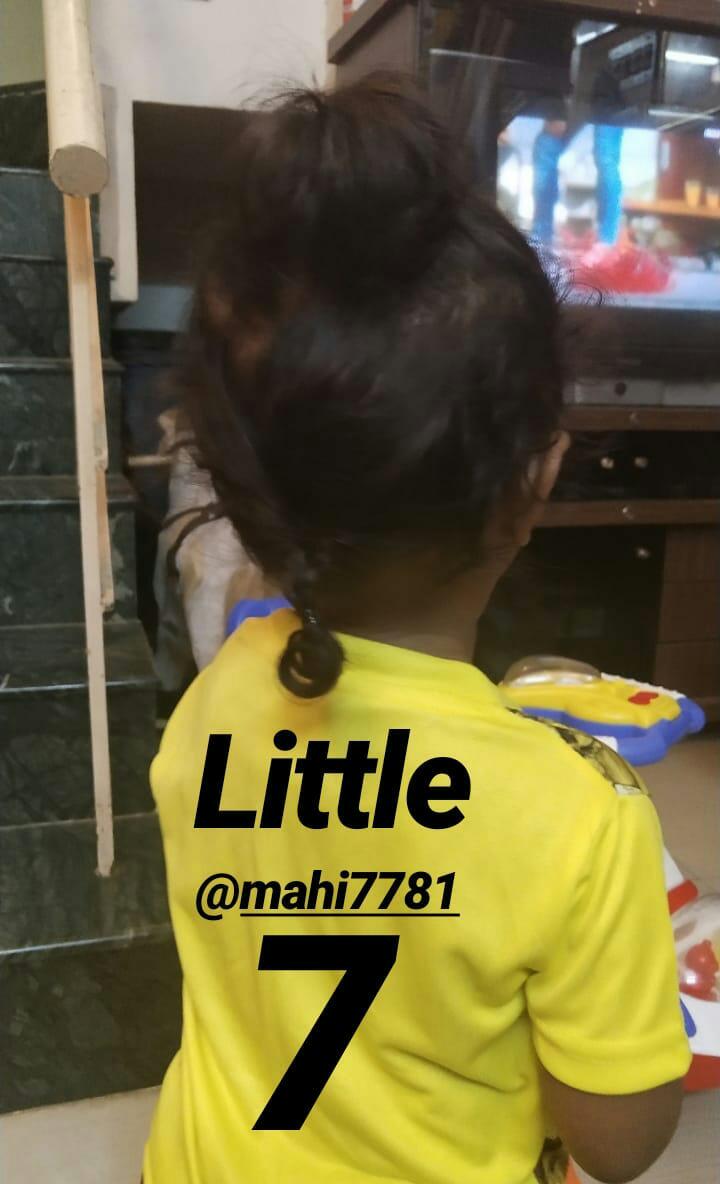 DiduuDilip's tweet photo. Little cub ready to Roar ๐
#littlefanboy #ChennaiSuperKings #WhistlePoduArmy #WhistlePodu #Yellove @ChennaiIPL @msdhoni @FC_DHONI7781 @msdfansofficial https://t.co/Tc09HO69v3