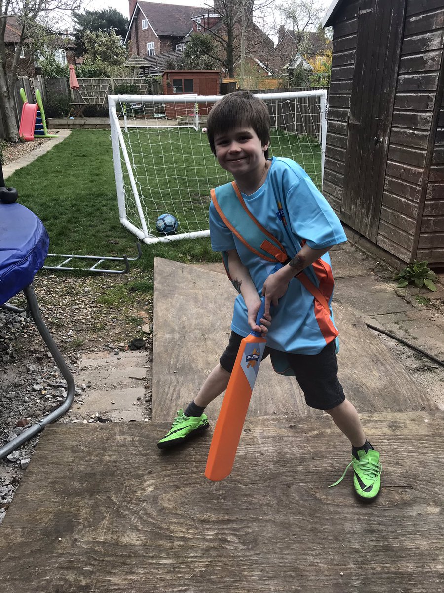 RachyAlves's tweet photo. Very excited for his new @allstarscricket kit bag &amp; season 🏏 https://t.co/QKyNCFKa4G