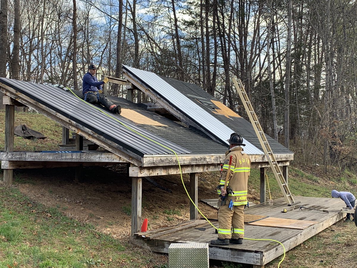 Several Truck School Instructors teaching at the <a href="/BCoFireRescue/">BedfordCoFireRescue</a> Firefighter Academy