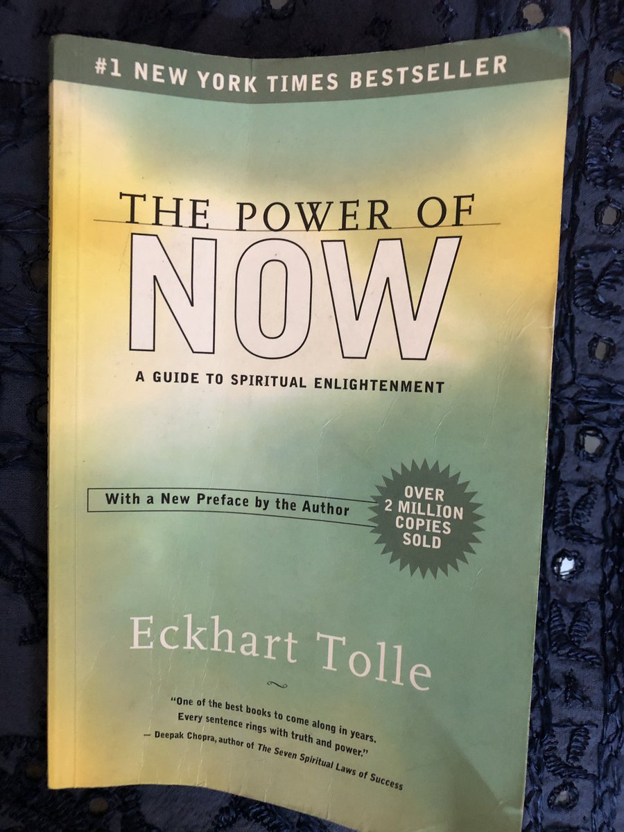 LokeshSpeaks's tweet photo. “We are silent space in which things come and go; We are not our mind/emotions/pain/body”. 

My first spiritual read ‘The Power of Now’ by  @EckhartTolle Found it extremely enlightening   1/2

#MyBookNotes #BookinmyHand https://t.co/4buP6rKgox