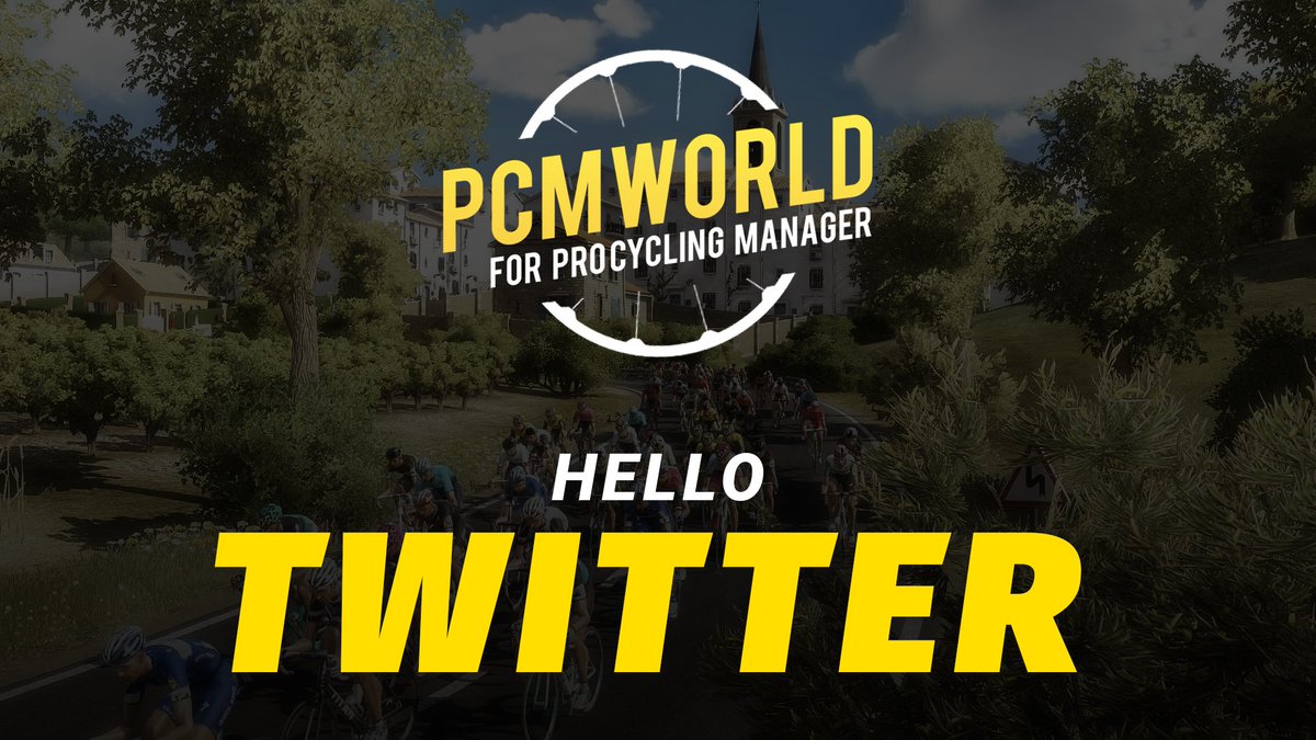 PCMWorld's tweet photo. Hello Twitter! 👋

Not part of our Discord community yet? Feel free to join: https://t.co/QVjfE6PRj2

#ProCyclingManager #PCM @PCyclingManager https://t.co/1RFPLp8jrv