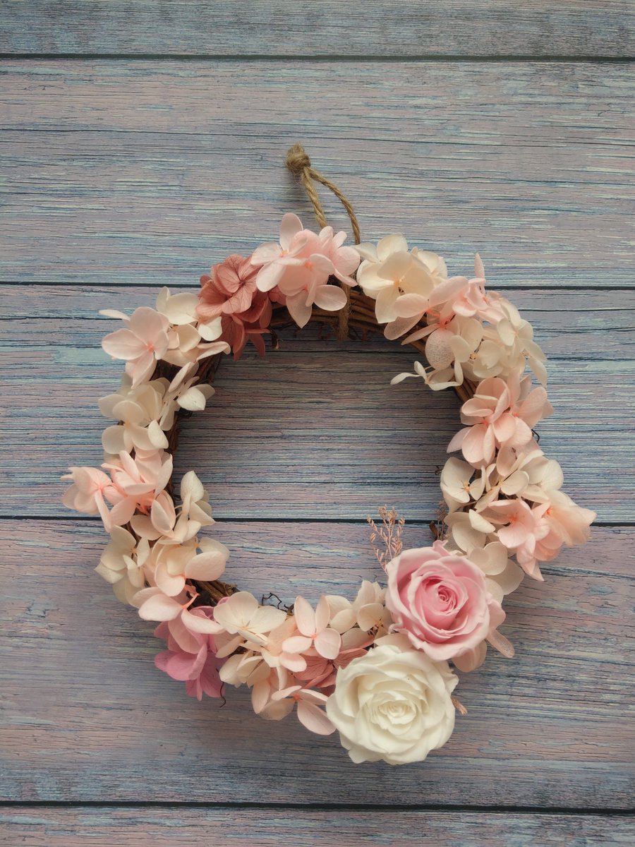 Maruko 丸玩手作twitter પર 櫻花季粉紅花圈櫻花季做了一個偽櫻花花圈 用粉紅繡球和玫瑰做成的 Art Daily Handmade Christmas Christmaswreath Wreath Pink 手作