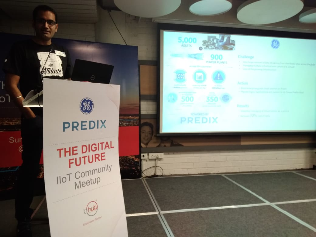 THubHyd's tweet photo. Brilliant articulation on “Architecture Principles and Core Tenets for your Cloud Journey” by @sachinjopat @GEIndia @GE_Digital #PredixTheDigitalFuture @THubHyd 

#MyDayAtGE #IIoT #innovation #InnovateWithTHub https://t.co/WKFdyq2zc7