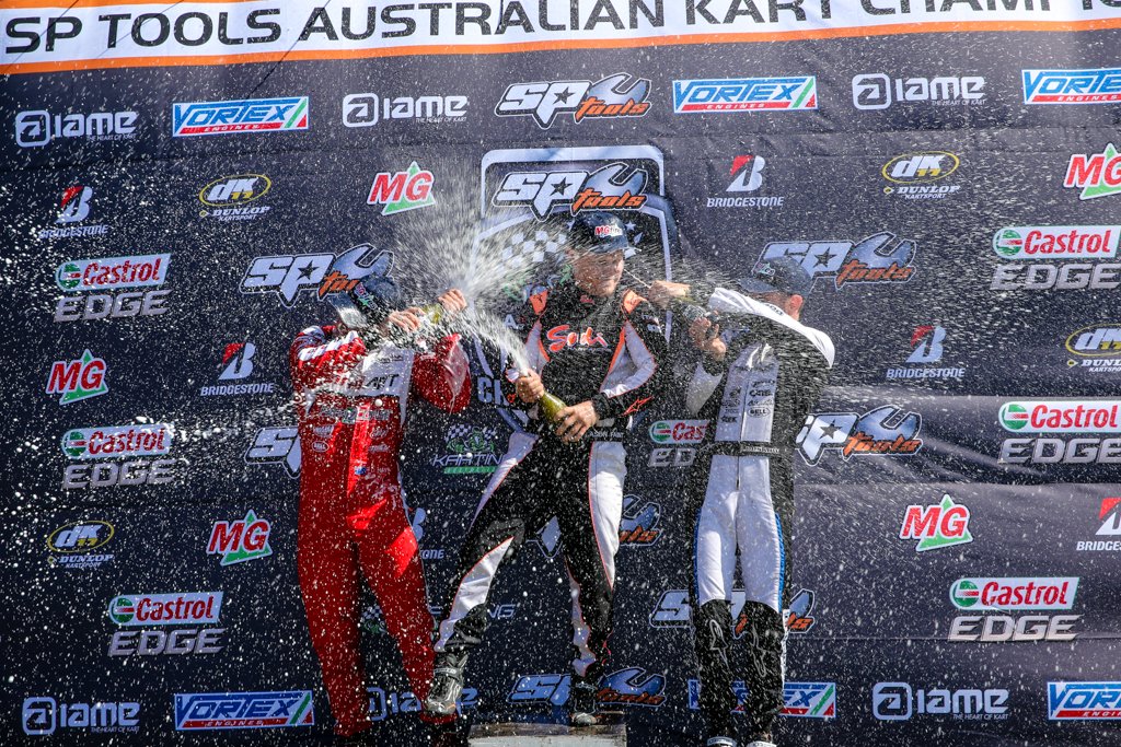 Queenslander Jason Faint has taken a memorable victory in the second round of the SP Tools Australian Kart Championship, presented by Castrol EDGE, in Newcastle NSW.
Read More: ow.ly/WDWE30oglrL