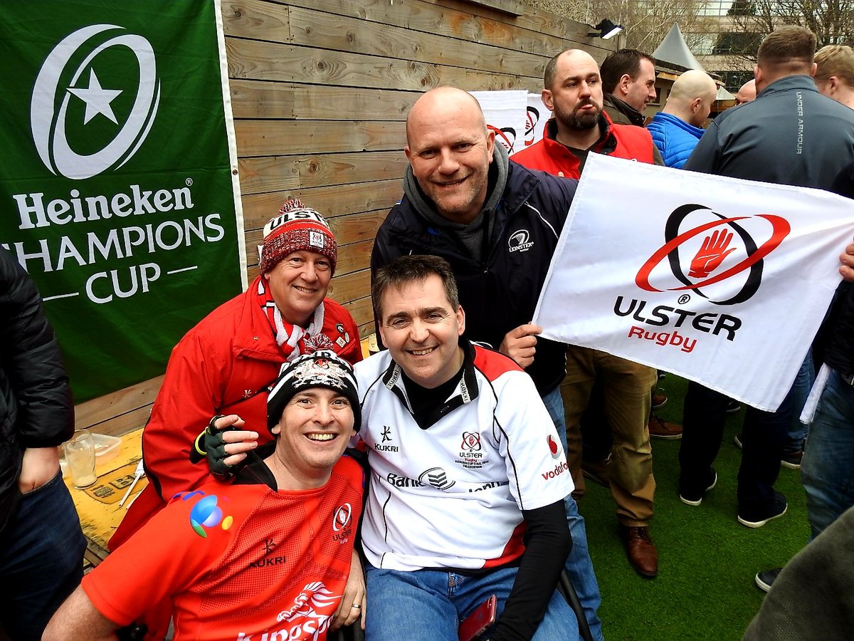 SouthWalesURSC's tweet photo. Please POST your @HorseShowHouse & @SandymountHotel #FanZone photos here from the @UlsterRugby @ChampionsCup 1/4 Final. #ShowURsupport @marcell_coetzee dad was with us. https://t.co/6YvS1ai7Rb