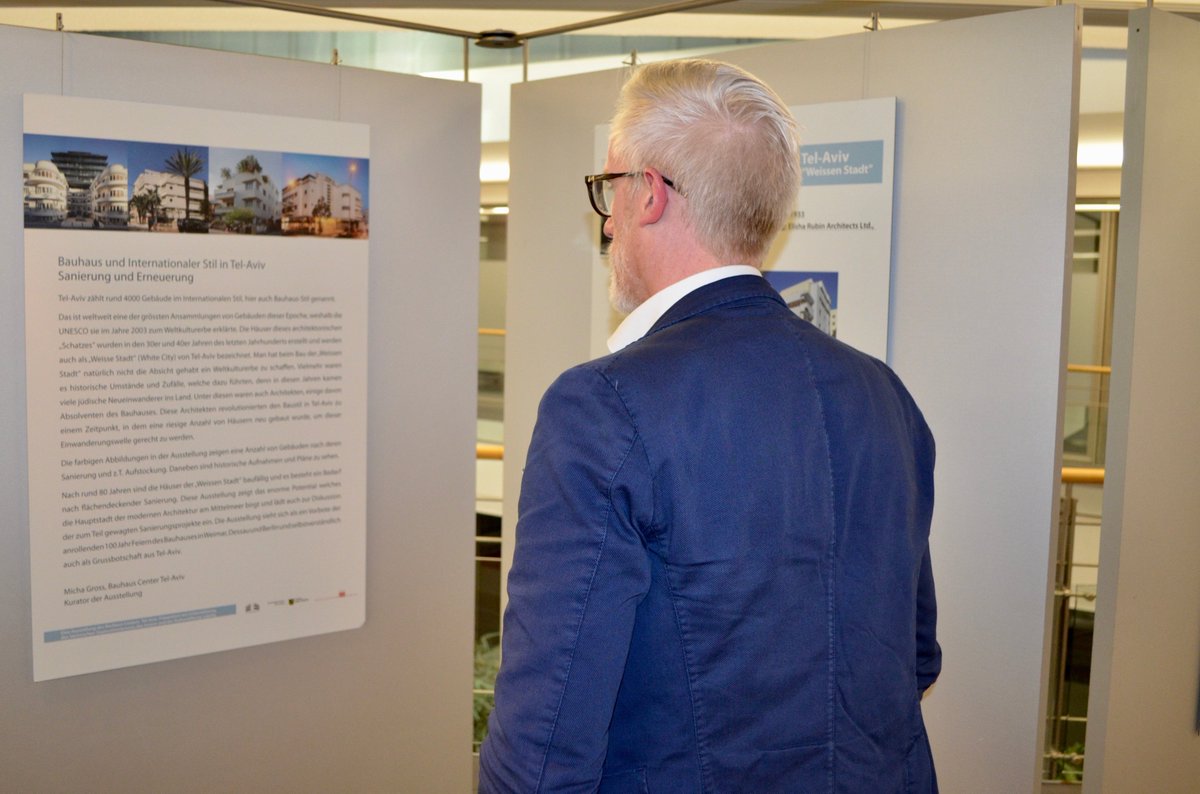 Staatskanzlei Thuringen On Twitter Die Weisse Stadt In Tel Aviv Ist Ein Einzigartiges Ensemble Architektonischer Moderne So Kulturminister Prof Dr Benjaminhoff In Seinem Grusswort Zur Ausstellungseroffnung Weisse Stadt Tel Aviv Im Handelshof