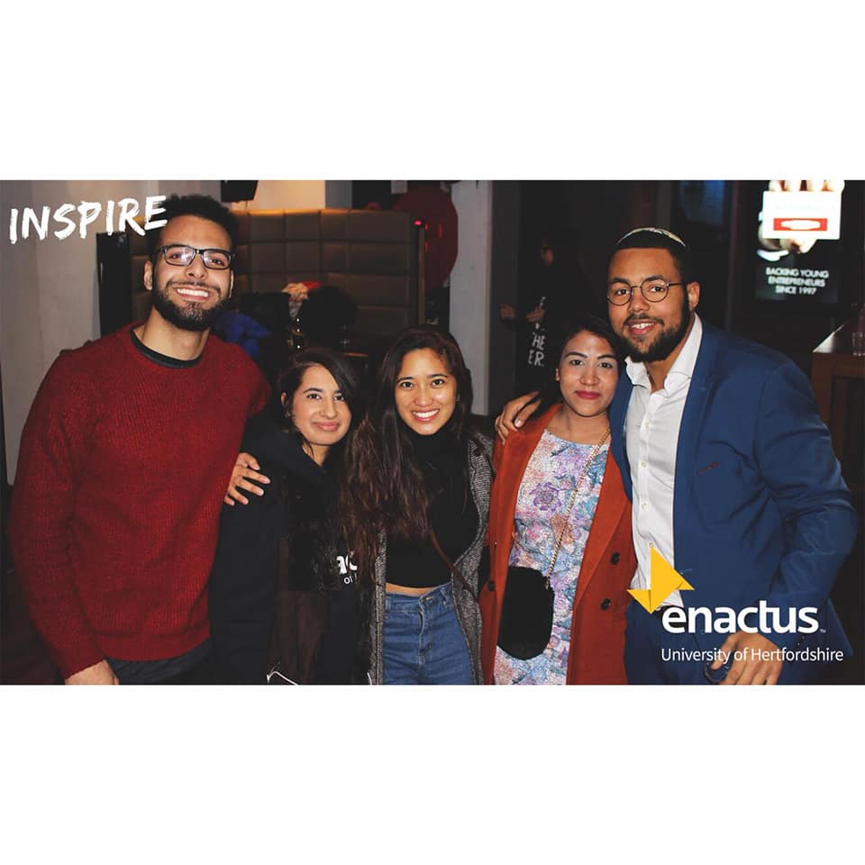 EnactusHerts's tweet photo. Photos from our amazing In-Spire event earlier this week😀
What a successful night it was. Well done to our four speakers - two guests and two Enactus members - who stood on stage to share some inspirational stories. Well done to the Enactus events team for doing an amazing job! https://t.co/7iELddj6Ij