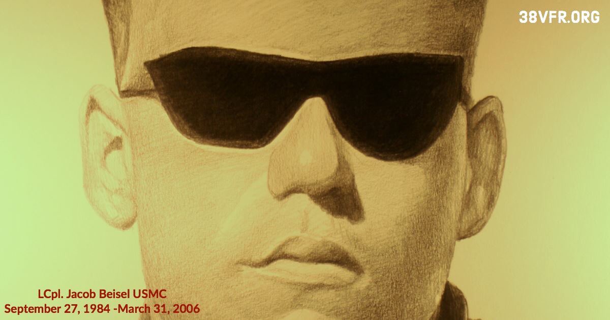 38VFR's tweet photo. Lance Corporal Jacob W. Beisel - Sept 27, 1984 - Mar 31, 2006; of Lackawaxen, Pennsylvania.

Semper Fi &amp; Rest Easy Brother, you are missed by so many.
#allgavesome #somegaveall #marinecorps #marines #infantry #grunts https://t.co/S38qq7cVJK