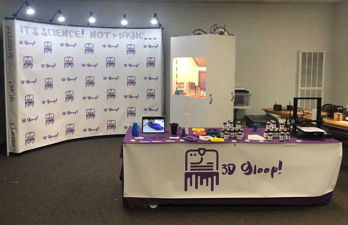 3DGloop's tweet photo. Hey, if you didnโt get a chance to stop by our booth at #MRRF2019 yesterday, come on by today! Seriously, you got to check out our new spray, #glooped! Itโs pretty much the best thing since sliced bread. ๐ https://t.co/ECNhiauvEP https://t.co/cEztJy8h8B