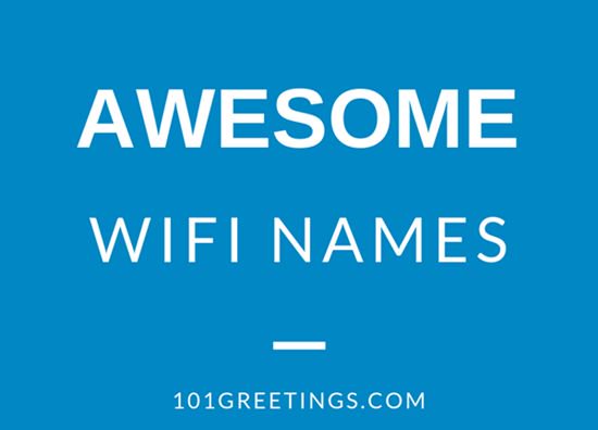 101_Greetings's tweet photo. https://t.co/6YkBUegT6C
[55+ BEST] Awesome WiFi Names for Router 2019
#BestWiFiNames #WiFiNames #CoolWiFiNames #AwesomeWiFiNames #UniqueWiFiNames #WiFiNetworkNames #CleverWiFiNames https://t.co/XhO8z5ucdo