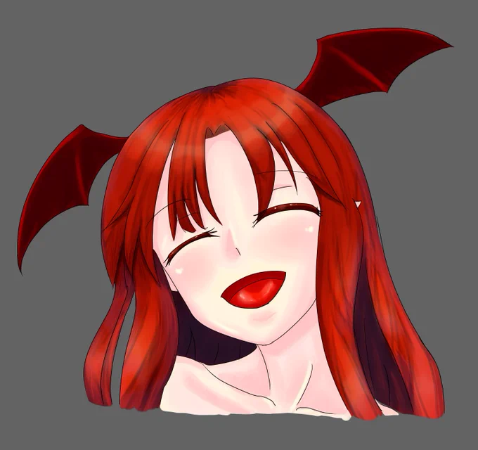 小悪魔これ描くのに3日かかった…#絵描きさんと繋がりたい 