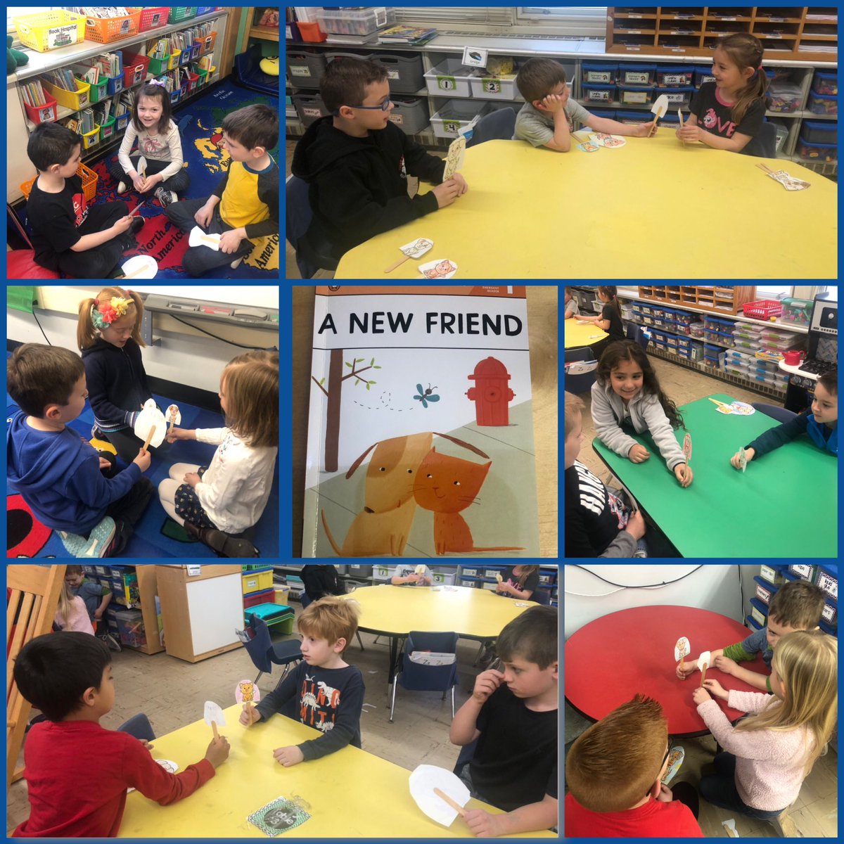 Retell of our shared reading book using puppets. These kinders had a great time! <a href="/BayviewESchool/">Bayview Elementary</a> <a href="/BayviewParents/">Bayview Parents</a> #MTPSpride