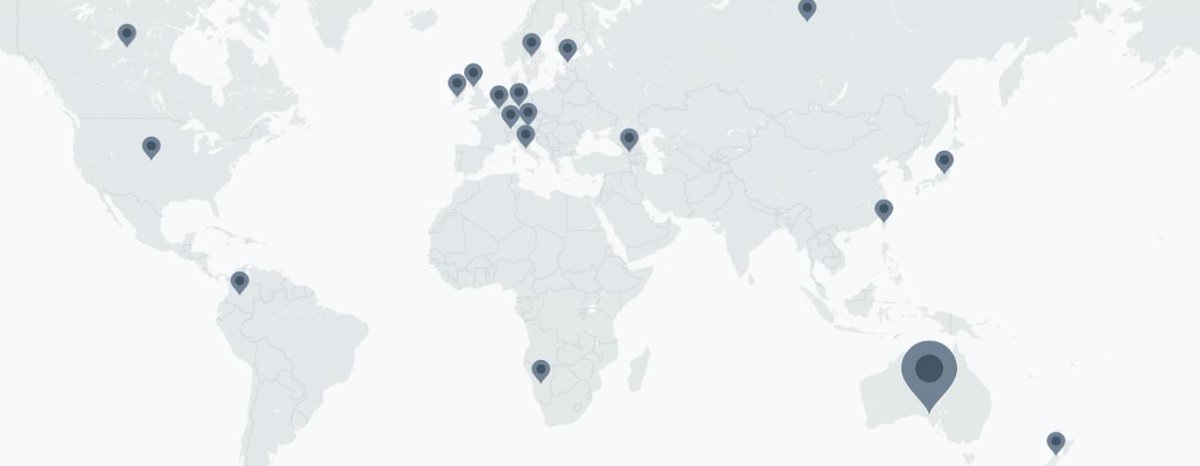 eMovieVenture's tweet photo. here is a map of the people who watched @Pitts_Circus  in the first 24h since it is available on VOD. Add your location too and watch the movie now #WatchThePittsCircus  #Circus #movie #film #Ethereum https://t.co/V0v8iUXA4E