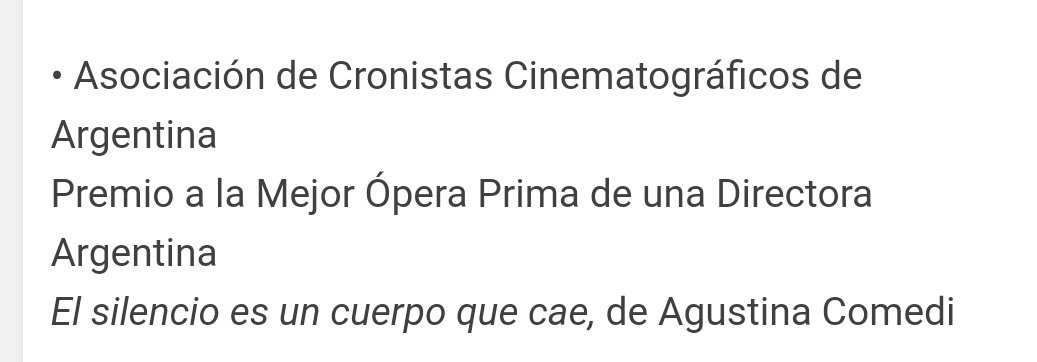 ACCA_ok's tweet photo. Gracias @GPSAudiovisual y @JMontesoro por la mención a nuestro premio a #Elsilencioesuncuerpoquecae en #Ficsur https://t.co/h8ZvR34cIr
