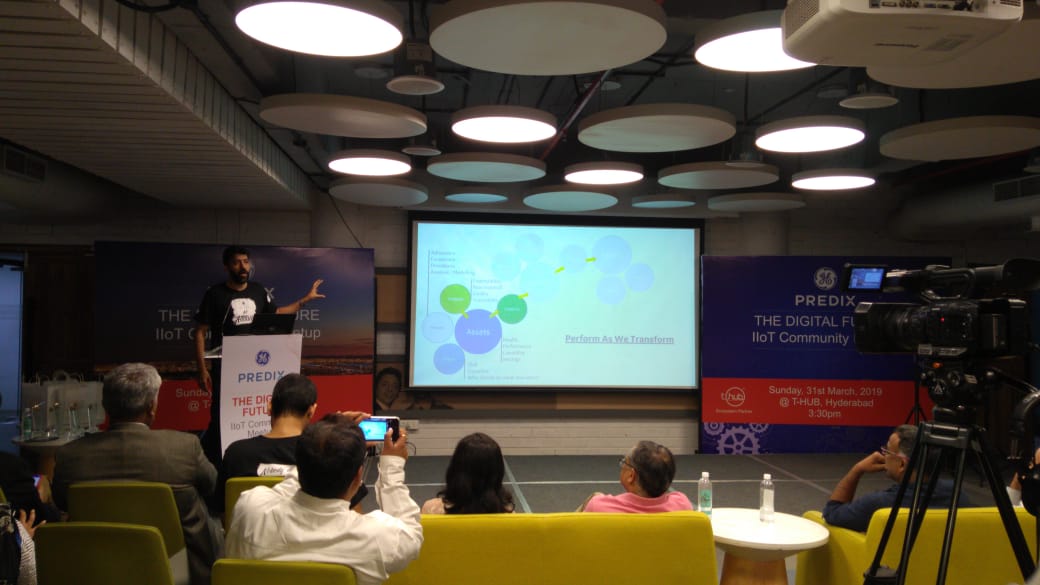 THubHyd's tweet photo. Insightful session “Rapid Fire Customer Stories” with @cyborgnaren @GE_Digital #PredixTheDigitalFuture @THubHyd 

@GEIndia #MyDayAtGE #IIoT #innovation #InnovateWithTHub https://t.co/0UWLyA95C5