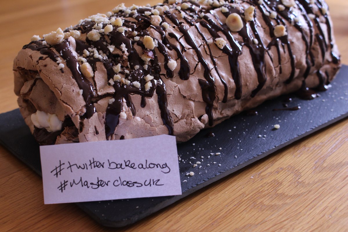 rosehartsweets's tweet photo. Here's my #MothersDay pudding - Chocolate meringue roulade, can't wait till dinner now! #TwitterBakeAlong #masterclassUk @Rob_C_Allen @thebakingnanna1 https://t.co/rq645OkIsJ