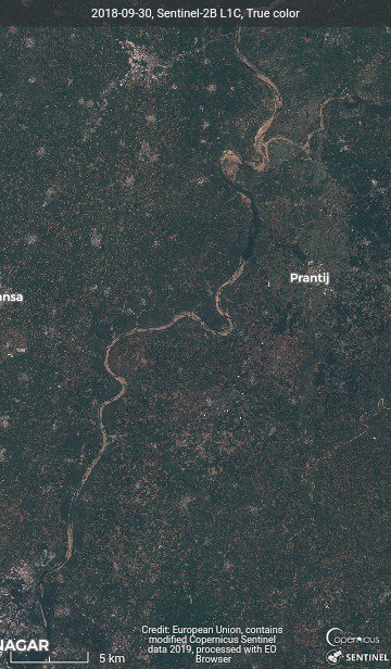 rajbhagatt's tweet photo. It has been many months since #Sabarmati carried water across its length.

Images show the river now and 6 months ago

Do political parties agree that this is the biggest threat India is facing now? @BJP4India
@INCIndia @arivalayam

Images @CopernicusEU @sentinel_hub @sinergise https://t.co/okT7Dc9Iyn