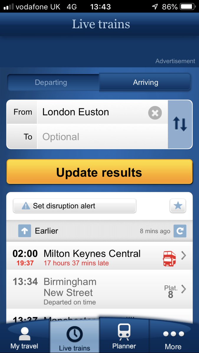 BadBritrail's tweet photo. @nationalrailenq @WestMidRailway I hope people are not still waiting for this https://t.co/YXgS177TbR