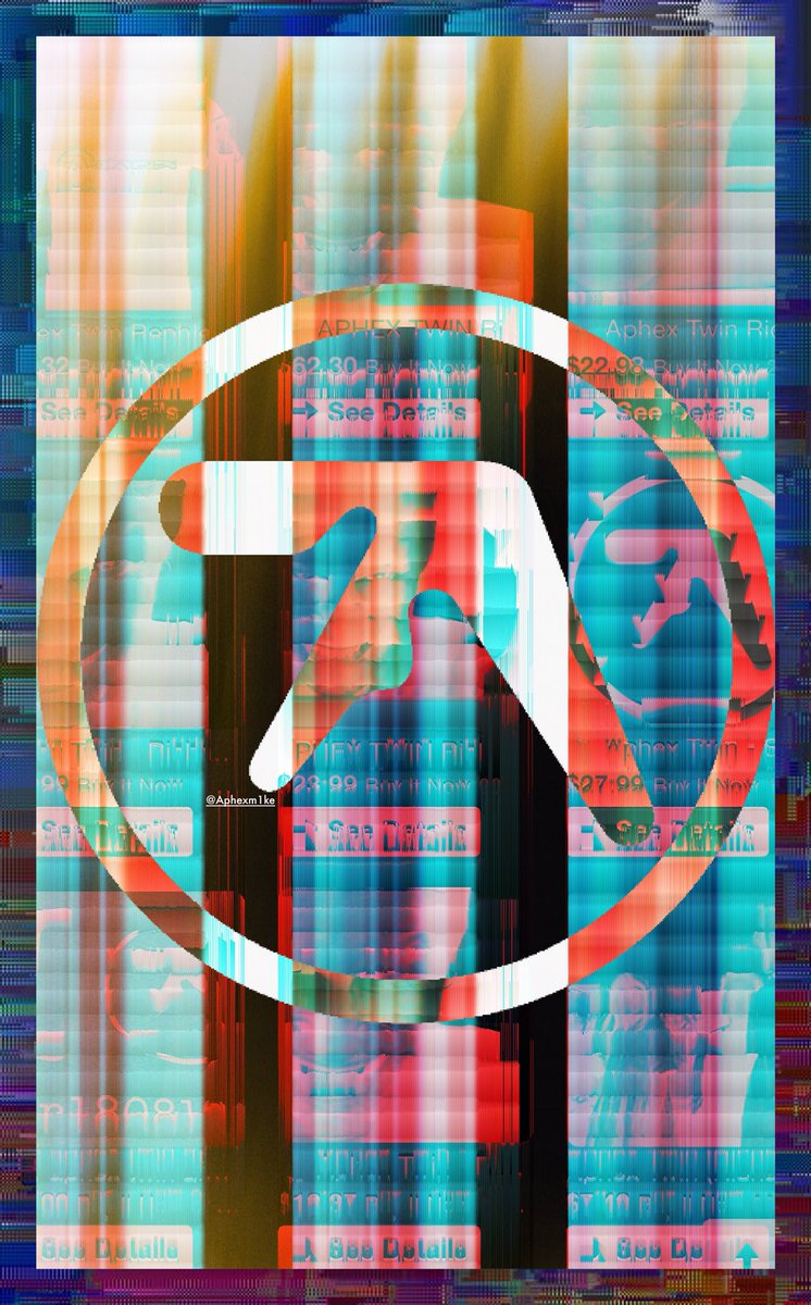 Aphexm1ke's tweet photo. #Aphex #Merch
#Glitche #PhotoShopMix #AfterLight
.
.
.
.
#glitchart #aesthetic #vaoprwave #glitch #art #aphextwin #afx #richarddjames #border #pixelsort #moire #databending #strangeart #modernart #aphexlogo #paulnicholson #sawv2 #drukqs #windowlicker #cometodaddy #p100m https://t.co/C8TJEYRJdR