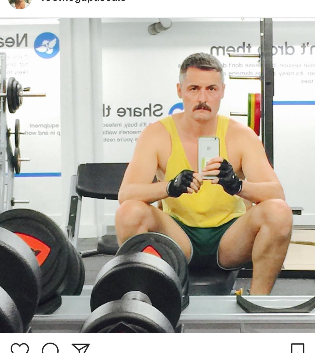 hot_4_pascal12's tweet photo. Just at the gym thinking about painting you #hot #sweaty #moustache #celebritypaintingchallenge https://t.co/G0b6PXJQcC