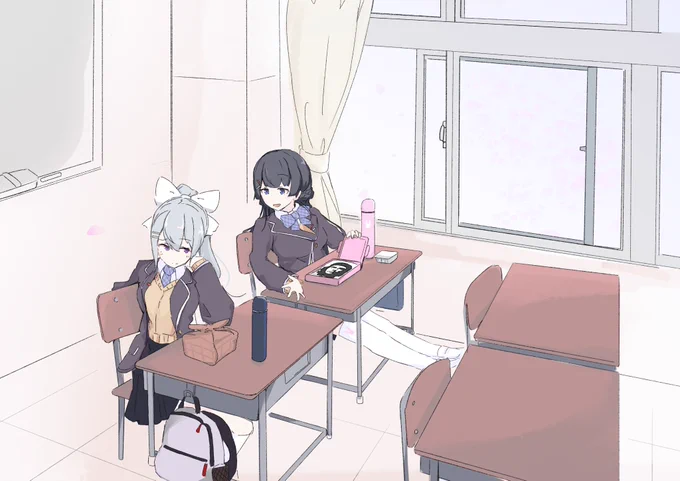 #みとあーと #でろあーと
・新学期 ・席替え ・隣の席 ・4/7 21:00~ 