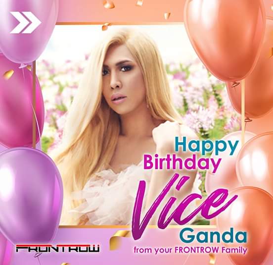 Happy Birthday to our Unkabogable Phenomenal Box-Office Star and  We love you, VICE GANDA! 