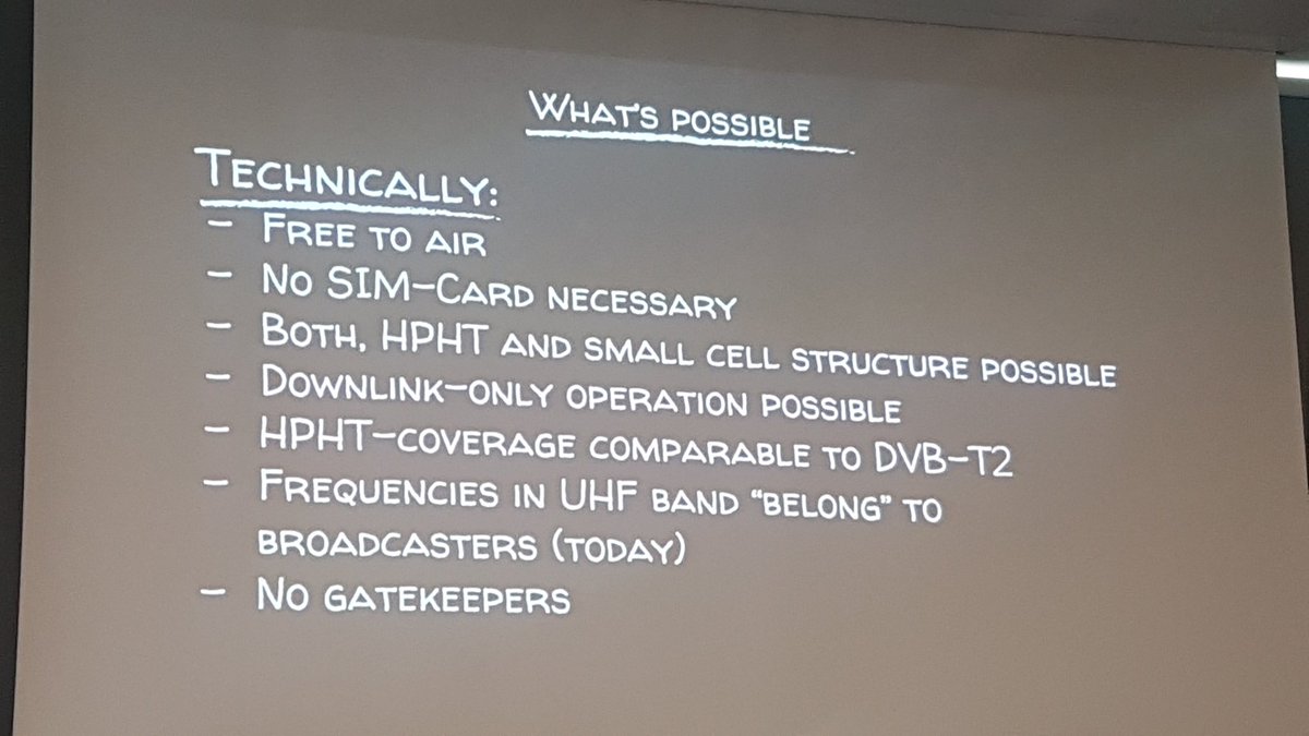 Radio_20's tweet photo. Exploring #5G for Broadcasting Radio with interesting inputs about #FEMBMS Further Evolved Multimedia Broadcast Mulicast Services by @KRONEHIT #RDE19 https://t.co/e23y09De3K